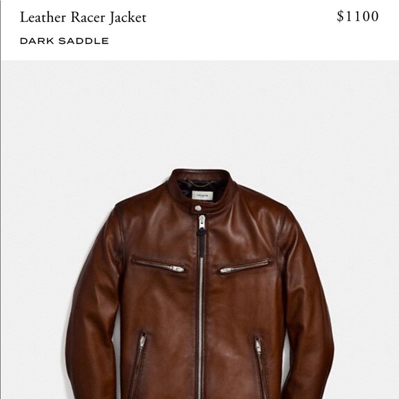 coach bleecker leather jacket